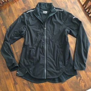 Saucony Running Jacket (Black, Medium)